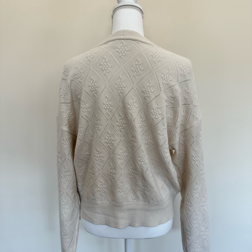 Cyrus Cream Button-Up Cardigan - Picture 3 of 6